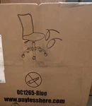 Paylesshere OC1265-BLUE Chair Office/desk New. Price: $44.99.
