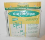 Crawford Shady-nook Yacht Chair Recover Green And White Vinyl New. Price: $25.00.