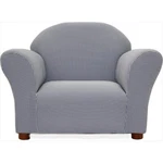 Fantasy Furniture CR16 Roundy Chair Navy Ghingham Blue Open. Price: $94.99.