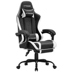 Gtracing GTWD-200-WHITE Gaming Chair With Footrest New. Price: $85.00.