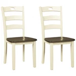 Signature Design By Ashley Woodanville Cottage Ladderback Dining Chair, Set Of New. Price: $140.47.