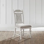 Liberty Furniture River Place Panel Back Side Dining Chairs Set Of 2 White New. Price: $647.28.