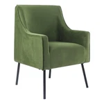 Homepop 20.9" Seat Height Modern Velvet Accent Chair In Green New. Price: $359.99.
