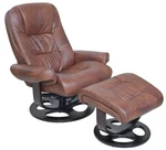 Barcalounger Jacque Ii Leather And Ottoman Whiskey Recliners New. Price: $1295.00.