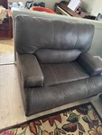 Divano Roma Furniture Classic Loveseat Bonded Leather, 2 Seater Recliner Sofa - Used. Price: $1400.00.