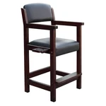 Bluewave Cambridge High Top Spectator Rich Mahogany Finish Chair 30" New. Price: $452.99.