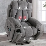 Ebello Large Power Lift Recliner Chairs W/ Massage & Heat For Elderly Big People New. Price: $374.98.