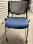 Hon Motivate Seating Nesting Flex-back Stack Chair Fabric Blue Used. Price: $249.99.