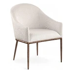 Bowery Hill Contemporary Beige Linen Textured Performance Fabric Dining Ac New. Price: $410.62.