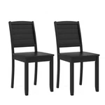 Giantex Wood Dining Chairs Set Of 2, Modern Kitchen W/rubber Legs, New. Price: $133.26.