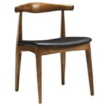 Modway Tracy 18" Modern Wood/leather Dining Side Chair Black/brown New. Price: $169.99.