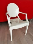 Kartell X Philippe Starck "lou Lou" Ghost Child Chair White - Great Gift Idea! Used. Price: $85.00.