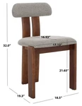 Safavieh Cayde Boucle Dining Chair, Reduced Price 2172773685 DCH8807C Open. Price: $98.00.