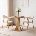 Dining Chairs Set Of 2, Linen Fabric Upholstered Kitchen Side With Cur... New. Price: $129.19.