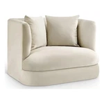 Meridian Furniture Alder Cream Velvet Accent Chair New. Price: $704.83.