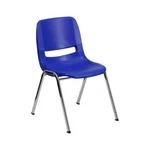 Flash Furniture Stacking Chairs RUT-16-NVY-CHR-GG New. Price: $84.99.