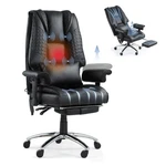 Big And Tall Office Chair With 6 Point Massage & Heating, Reclining New. Price: $169.99.