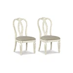 Signature Design By Ashley Realyn Dining Upholstered Side Chair, Set Of 2, New. Price: $254.17.