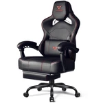 Vitesse Big And Tall Gaming Chair 400LB 2.13' X 1.69' 3.95', Black+red New. Price: $185.99.