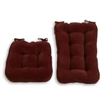 South Pine Porch Hampton Jumbo 2-PC Rocking Chair Cushion Set Burgundy New. Price: $154.38.