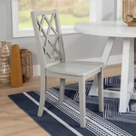 Shelby Solid Wood X Back Side Chair Gray - Powell: Lacquered Finish, New. Price: $60.99.