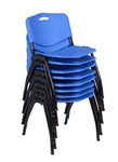 Regency Lightweight Stackable Breakroom Chairs Sturdy Plastic Seating With New. Price: $671.99.