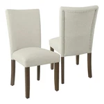 Homepop 38" Traditional Fabric Parsons Dining Chairs Soft Gray (set 2) New. Price: $278.99.