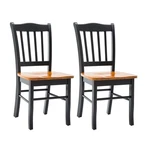 Boraam Shaker Chair, Black/oak, Set Of 2 New. Price: $161.41.