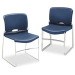 The HON404191 Olson Stacker Chair Polymer Navy Blue New. Price: $755.07.