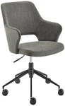 Darcie Charcoal Fabric Adjustable Swivel Office Chair New. Price: $600.60.