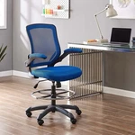 Modway Veer Drafting Chair Blue New. Price: $142.75.