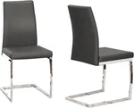 Sunset Trading Sela Breuer Dining Chairs S-chrome Cantilever Base Of 2 Open. Price: $309.00.