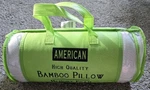 American High Quality Bamboo Pillow - Shredded Memory Foam Fill King Size New. Price: $24.99.