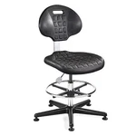 Bevco 7500C1-BLK Cleanroom Task Chair, Polyurethane, Black, 21 In To 31 Seat New. Price: $358.99.