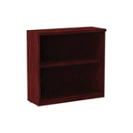 Alera Valencia Series Bookcase, Two-shelf, 31.75W X 14D 29.5H, Mahogany New. Price: $125.33.