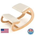 Fireflowery Ergonomic Kneeling Chair Wooden Posture W/extra Padding For New. Price: $196.04.