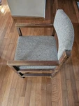 6 Piece Chair Set. Made By "this End Up" 2 With Arms Recently Re-upholstered Used. Price: $400.00.
