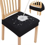 Smiry Waterproof Seat Covers For Dining Room Chairs Set 4, Stretch Jacquard New. Price: $45.71.