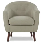 Pemberly Row Upholstered Accent Chair In Beige New. Price: $241.93.
