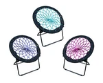 Zenithen Limited Bungee Dish - Pack Of 3 Chairs: Teal, Plum, Indigo New. Price: $199.00.