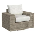 Picket House Furnishings Flora Swivel Chair - Natural And Olefin Beige New. Price: $875.58.