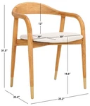 Safavieh Laryssa Curved Back Dining Chair, Reduced Price 2172763175 SFV9105A Open. Price: $222.00.