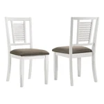 Coaster Appleton Farmhouse Wood Dining Side Chair Distressed White New. Price: $215.84.