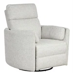 Pemberly Row Contemporary Fabric Power Swivel Glider Recliner Natural Quartz New. Price: $865.00.