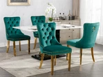 Set Of 2 Velvet Dining Chairs Modern Upholstered High-end Tufted Side Chair- New. Price: $178.63.
