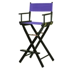 Casual Home 230-02/021-41 Black Frame-purple Canvas Director Chair Bar New. Price: $141.95.