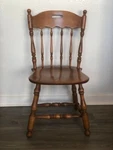 Ethan Allen Heirloom Nutmeg Maple Colonial Spindle Back Dining Chair 10-6002 Used. Price: $299.99.