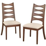 Lifestorey Lydon Mid Century Modern Dining Room Chair With Linen Fabric Seat Set New. Price: $272.41.