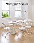 6 Pack Folding Chairs, White New. Price: $122.29.