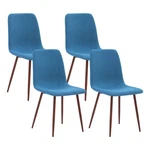 Canglong Dining Chairs Set Of 4 - Blue Open. Price: $147.05.